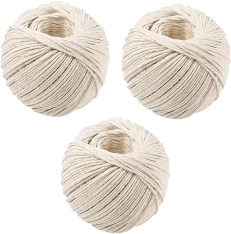 Cotton String Ball 3 Pack Perfect For Gift 100 Cotton Without Added