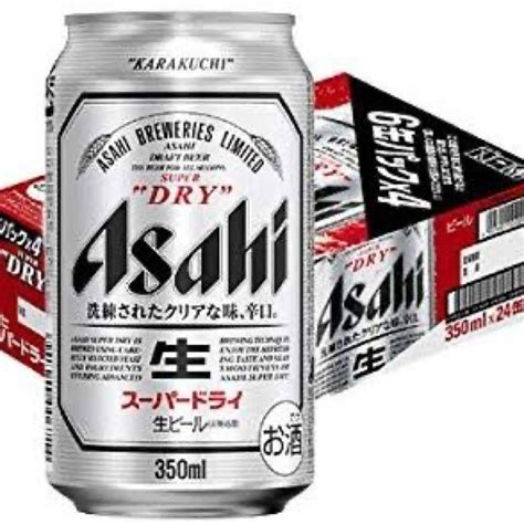 アサヒ アサヒスーパードライ 350ml 24缶 箱売り ビール Asahi Dryの通販 By たつろーs Shop｜アサヒならラクマ