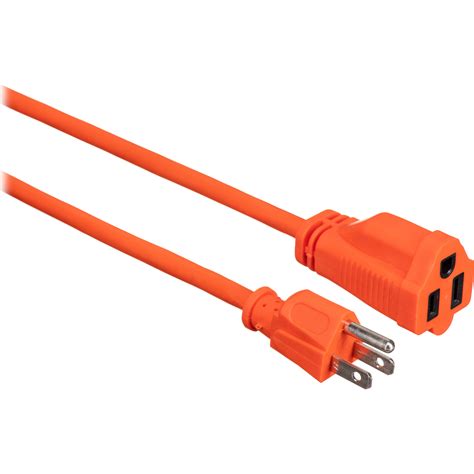 Watson Ac Power Extension Cord Awg Orange Ace Ou