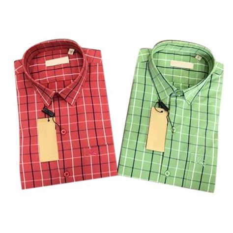 Casual Wear Full Sleeve Mens Check Cotton Shirt Size 40 To 44 At Rs