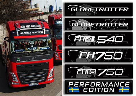 New Volvo Globetrotter Fh4 Sticker For The Front Top Of The Roof Fh Ebay