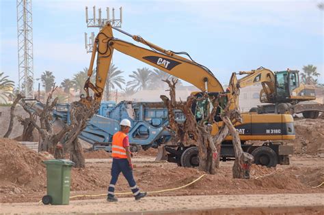 Así van las Obras del parque La Siesta de la urbanización de San Luís