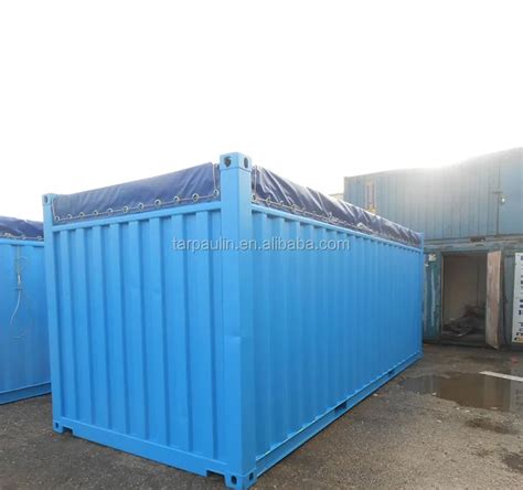 Pvc Open Top Container Cover Vinyl Tarpaulin,Shipping Container Cover - Buy Open Top Container ...