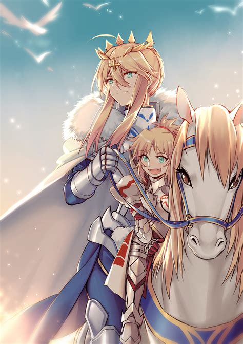 Artoria Pendragon Morgan Le Fay Fategrand Order Arturia Lancer