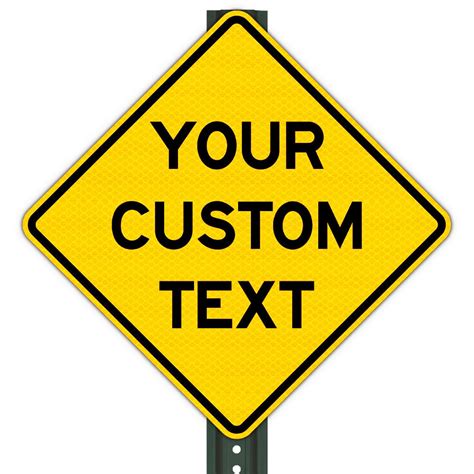 Custom Warning Sign Dornbos Sign And Safety Inc