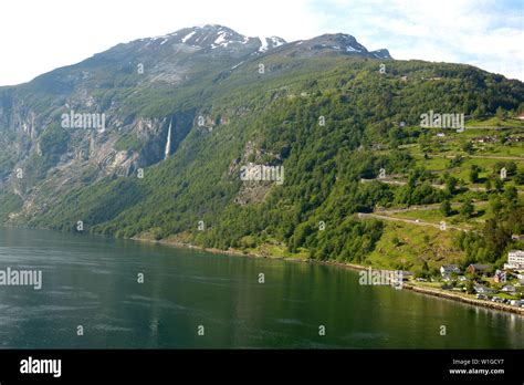 Ornevegen Or Eagle Road In Norway With Waterfalls Eagle Road In Norway