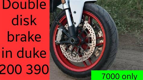 How To Install Double Disk Brake In Ktm Duke Or Ktm RC Motorcycle Me