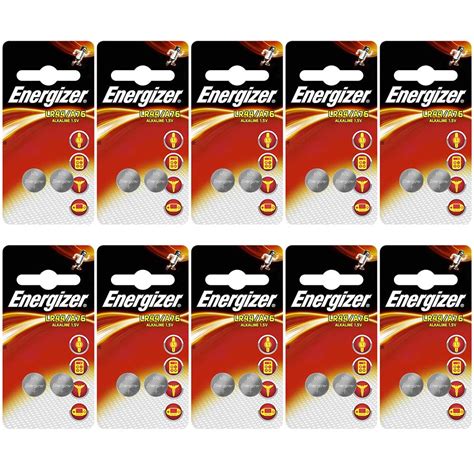 20x Energizer LR44 A76 AG13 PX76A G13A SR44 1 5V Button Cell Alkaline