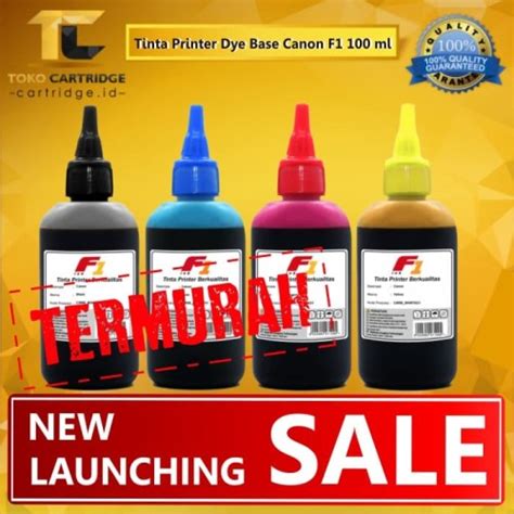 Jual Tinta Refill Isi Ulang Printer Canon F1 100 Ml 1 Set Warna Cmyk 100ml Universal Ink