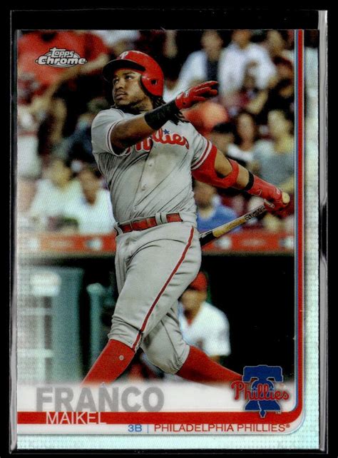 Topps Chrome Refractor Maikel Franco For Sale Online Ebay