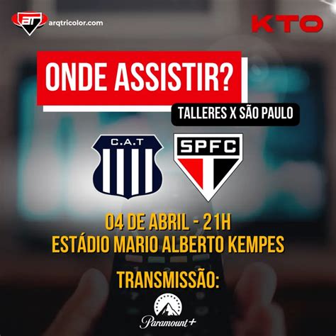 Onde assistir Talleres x São Paulo Libertadores 2024