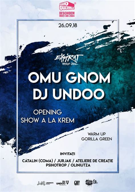 Omu Gnom Dj Undoo Concerte Bucuresti Fest Ro