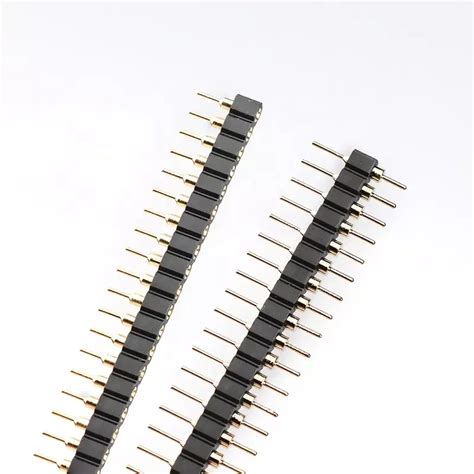 2 54mm Pitch 1 40pins Male Female Pin Header Single Row Round 40pins 2