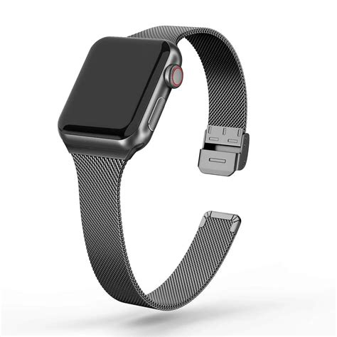 Premium Thin Stainless Steel Mesh Band For Apple Watch – Pinnacle Luxuries