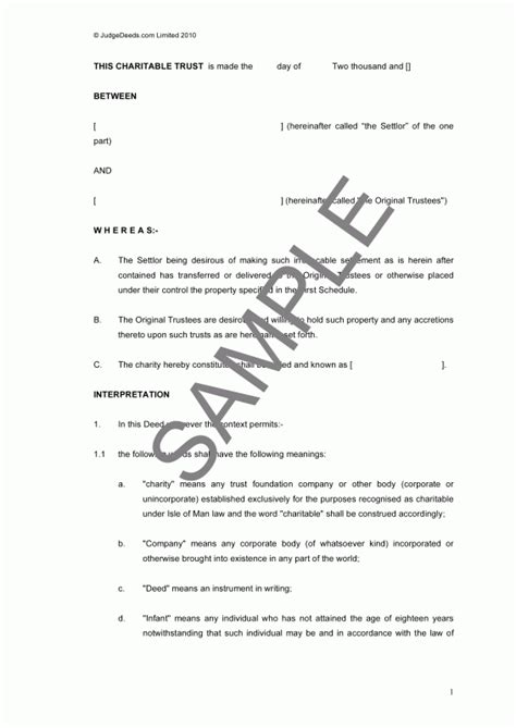 Legal Documents Templates - Free Printable Documents