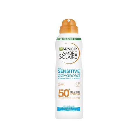 Garnier Ambre Solaire Spf Sensitive Advanced Dry Mist Sun Cream