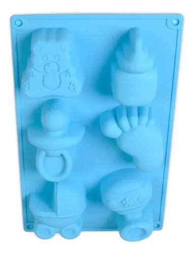 Moldes De Silicona Beb Baby Shower Jabones Reposteria Cuotas Sin Inter S