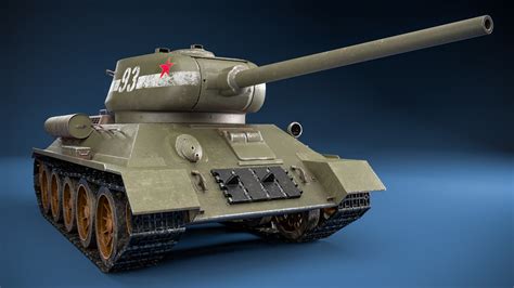 T34 tank 3D model - TurboSquid 1340434