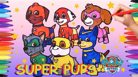 Mighty Pups Skye Coloring Page