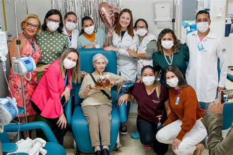 Paciente comemora 101 anos no Hospital de Base Jornal de Brasília