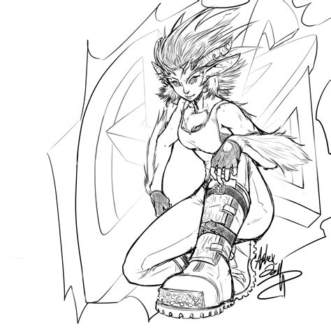 Chimera sketch 2 by AphexAngel on DeviantArt