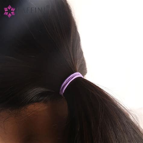 Four Color Hair Elastics Women And Girls Hair Ties Belle Hair Elastics - Buy Belle Hair Elastics ...