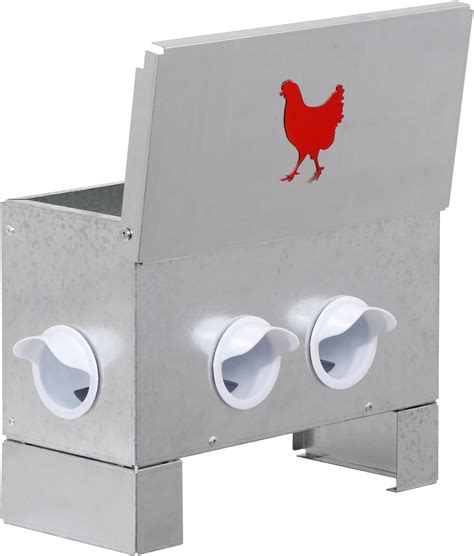 Glolaurge 6 Side Chicken Feeder And Waterer Set 26 Gallon20 Pounds Chicken