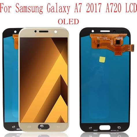 Original A720 LCD For SYY ONLINE Galaxy A7 2017 LCD Screen Digitizer