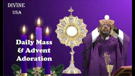 Live Dec 8 2023 Holy Mass And Adoration Divine Usa Fr Thomas Sunil Youtube