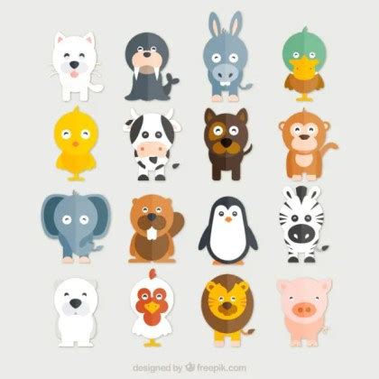 Free Vector Cartoon Animals