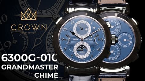 Patek Phillippe Grandmaster Chime 6300G 010 CROWN REVIEW 4K YouTube