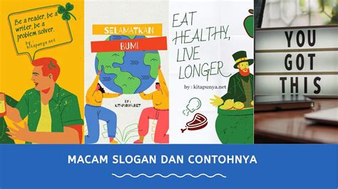 Macam Macam Slogan Dan Contohnya