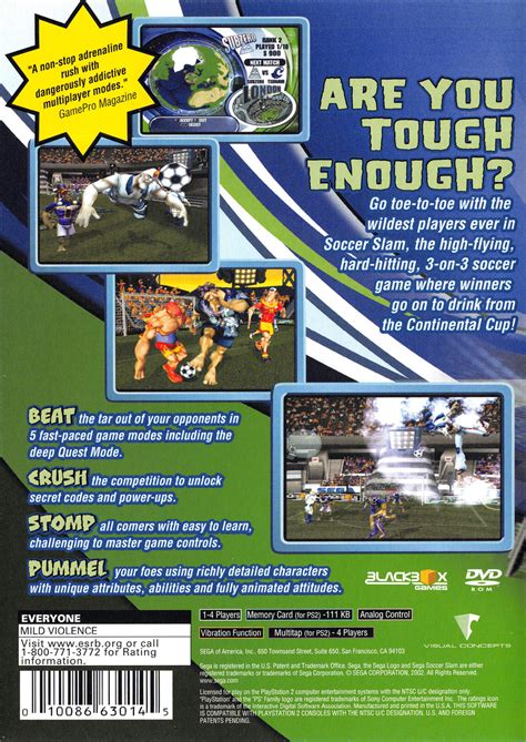 Sega Soccer Slam Images - LaunchBox Games Database