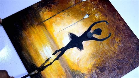 Easy Ballerina Canvas Painting - Goimages Stop