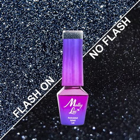 Molly Lac Lakier Hybrydowy Duo Flashing Lights DevilS Night 5 Ml Nr