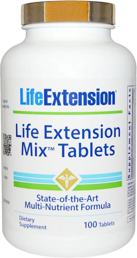 Amazon.com: Life Extension Mix Tablets, 100 Count : Health & Household