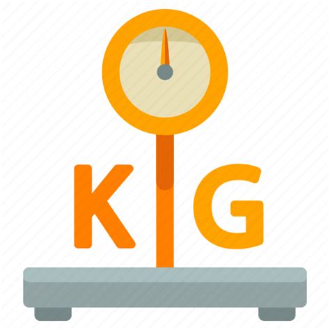 Delivery Kilo Kilogram Logistic Scale Weight Icon Download On