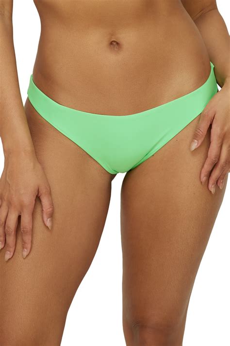 Pilyq Swim Kelly Green Isla Scrunch Bikini Bottom