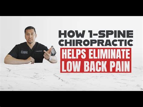 How 1 Spine Chiropractic Eliminates Back Pain Lubbock TX 1 Spine