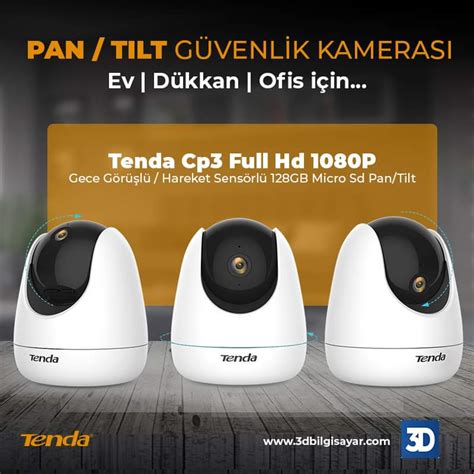 3D Bilgisayar on Twitter Tenda Pan Tilt Güvenlik Kamerası Ev