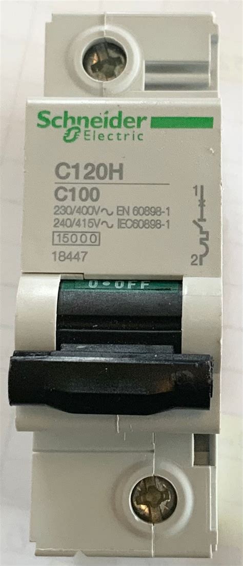 Schneider C120H C100 MCB 15kA Type C 100A | ICAP