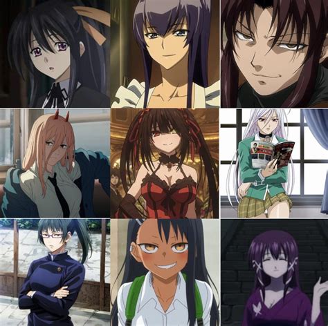 What Does My Favorite Female Characters 3x3 Say About Me R Myanimelist