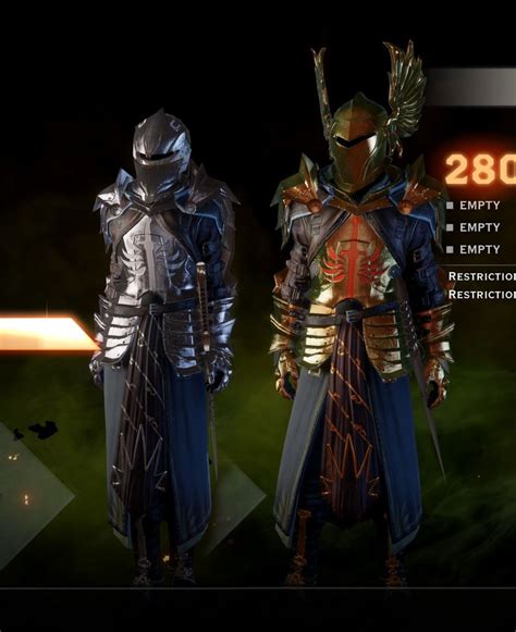 Dragon Age Inquisition Armor Schematics Dragon Age Inquisiti