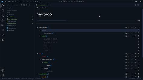 GitHub Saber2pr Vsc Ext Todolist Ticket TodoList TreeView Editor