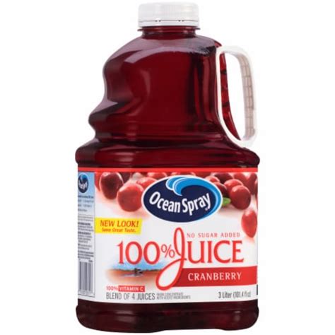 Ocean Spray® 100% Cranberry Juice, 3 L - Fry’s Food Stores