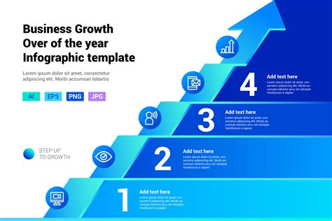 Business Growth Infographic Graphic by INNNI · Creative Fabrica