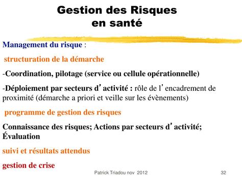 Ppt Gestion Des Risques En Sant Powerpoint Presentation Free