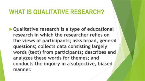 Differences Between Quantitative And Qualitative Research Ppt