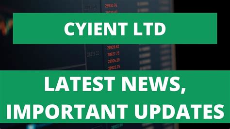 Cyient Share Latest News Cyient Dlm Share Latest News Cyient Dlm