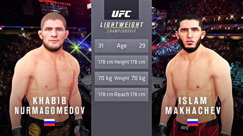 Khabib Nurmagomedov Vs Islam Makhachev Full Fight Ufc Fight Youtube